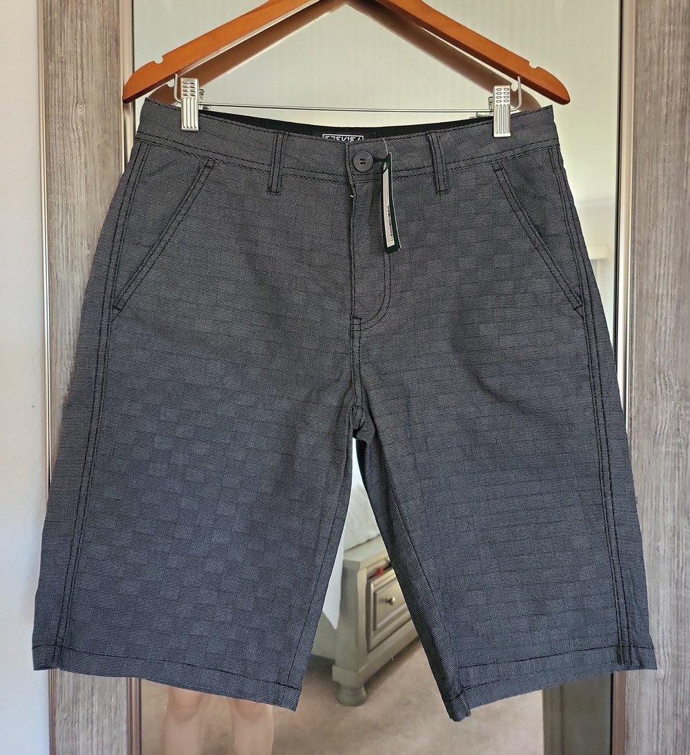 EZEKIEL Gridlock Textured Plaid Short 11.5"